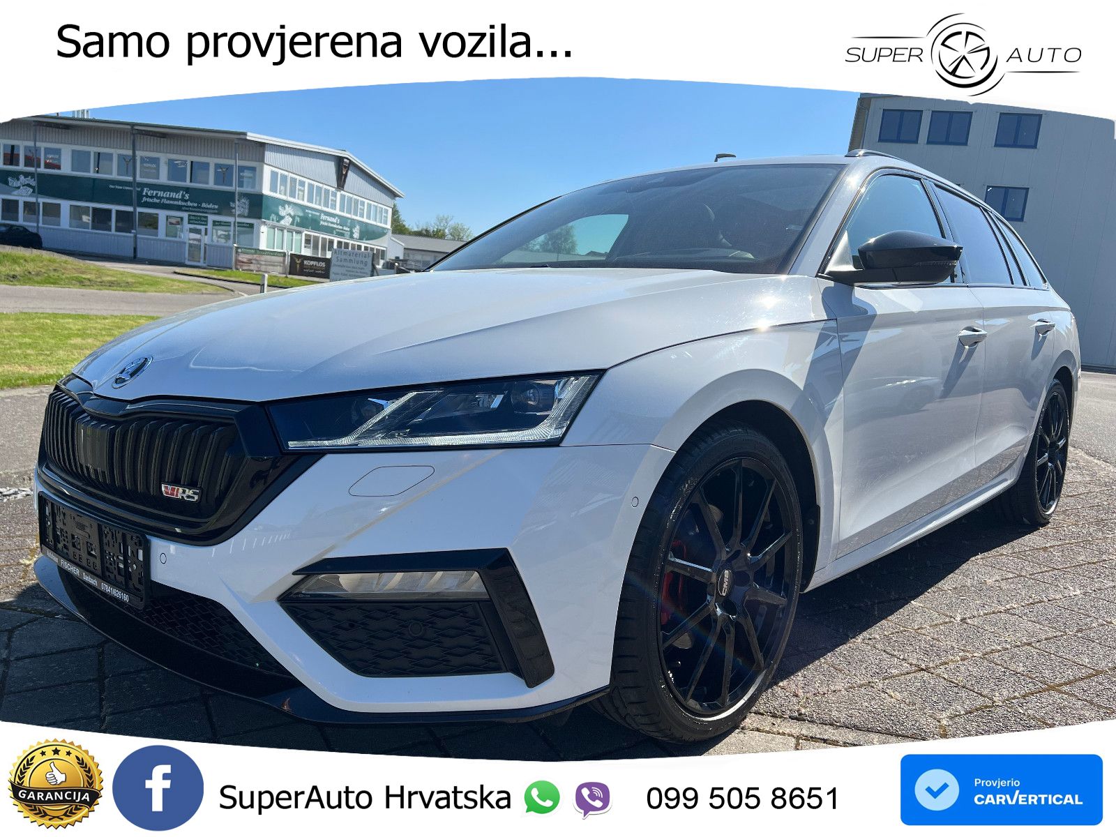 Škoda Octavia Combi RS 2.0 TDI (200 KS) 4x4 DSG LED+GR SJED+ACC