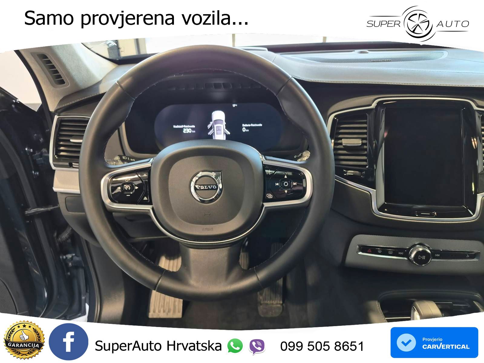 Volvo XC90 2.0 T8 AWD Automatic ZRAČNI+ACC+GR SJED+KAM