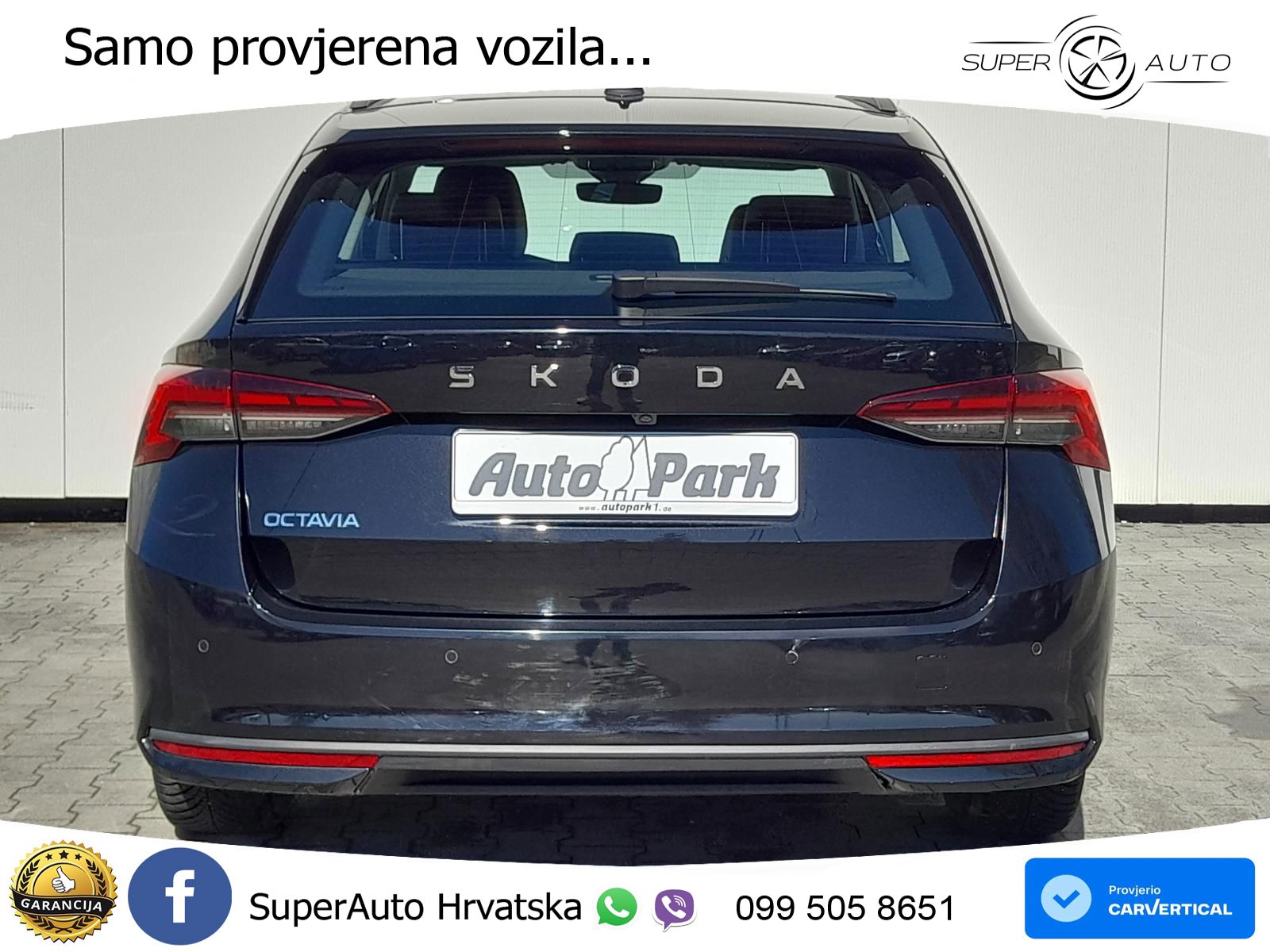 Škoda Octavia Combi 2.0 TDI (150 KS) DSG LED+GR SJED+ACC