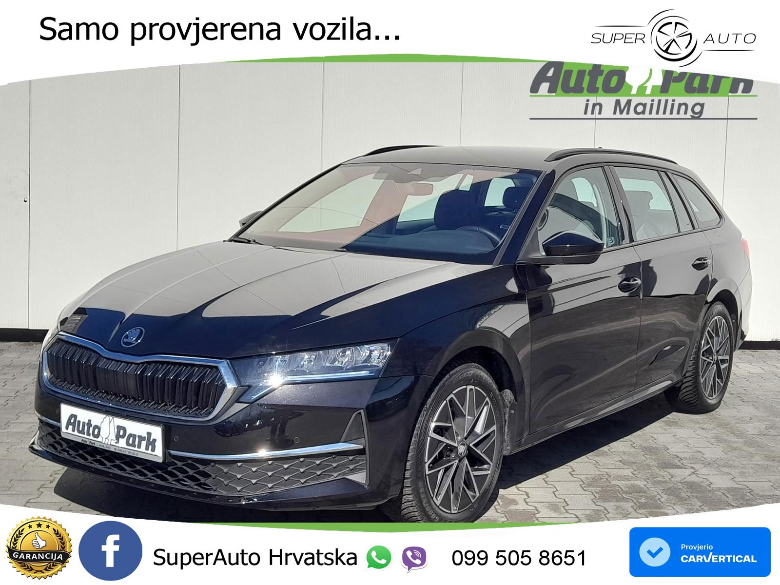 Škoda Octavia Combi 2.0 TDI (150 KS) DSG LED+GR SJED+ACC