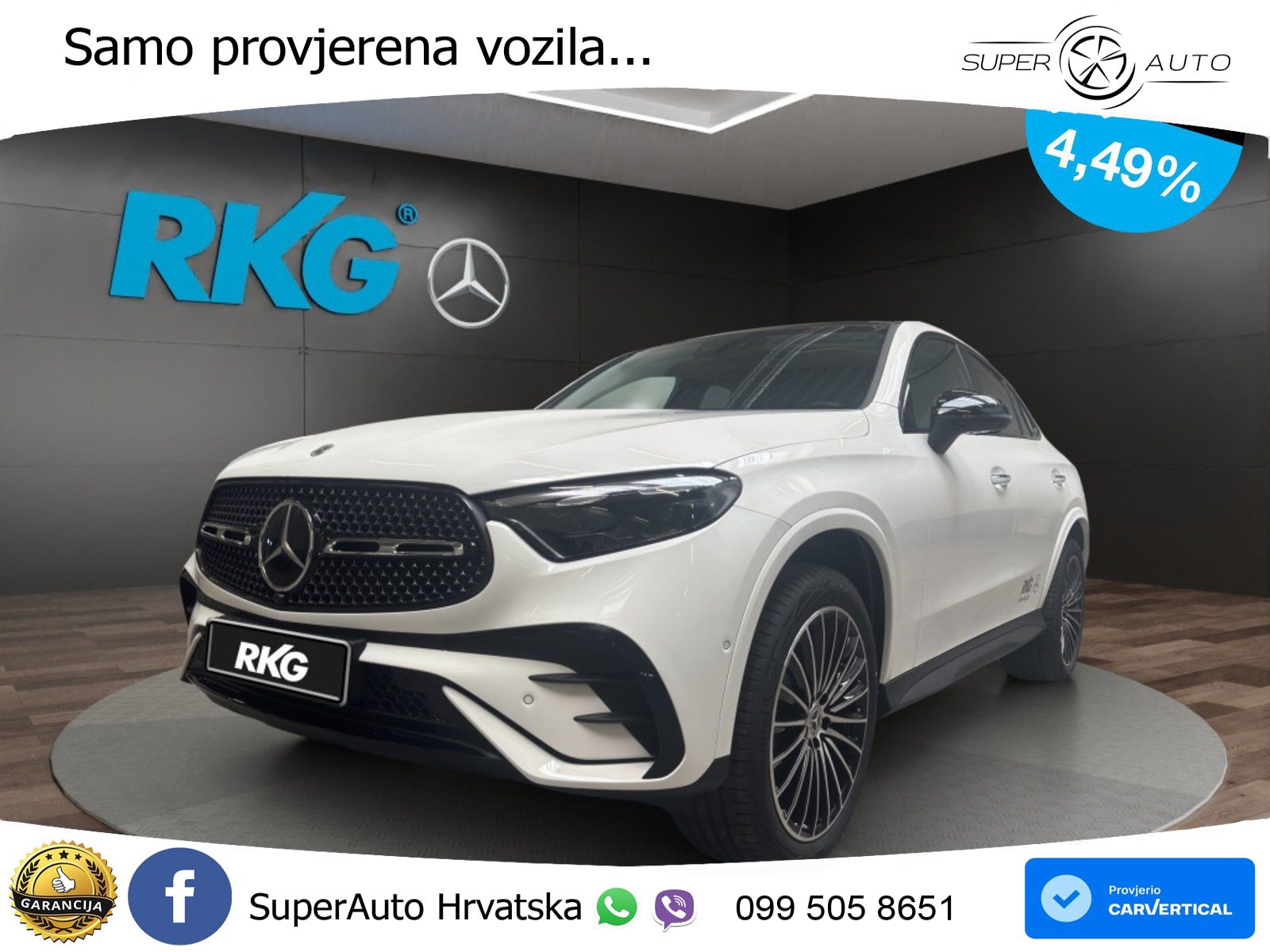 Mercedes GLC Coupe 300de (333 KS) 4MATIC 9G-TRONIC AMG ACC+GR SJED+360+PANO
