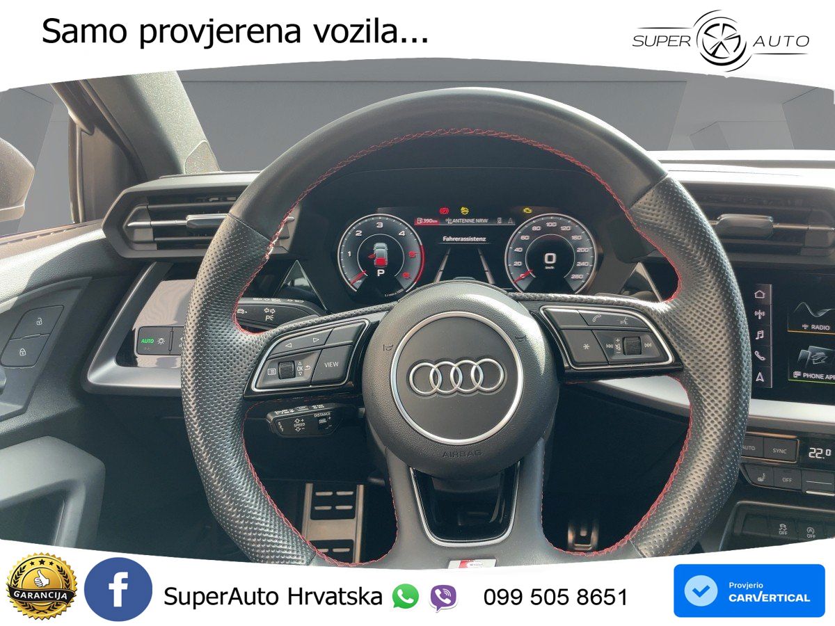 Audi A3 35 TDI (150 KS) S tronic S line