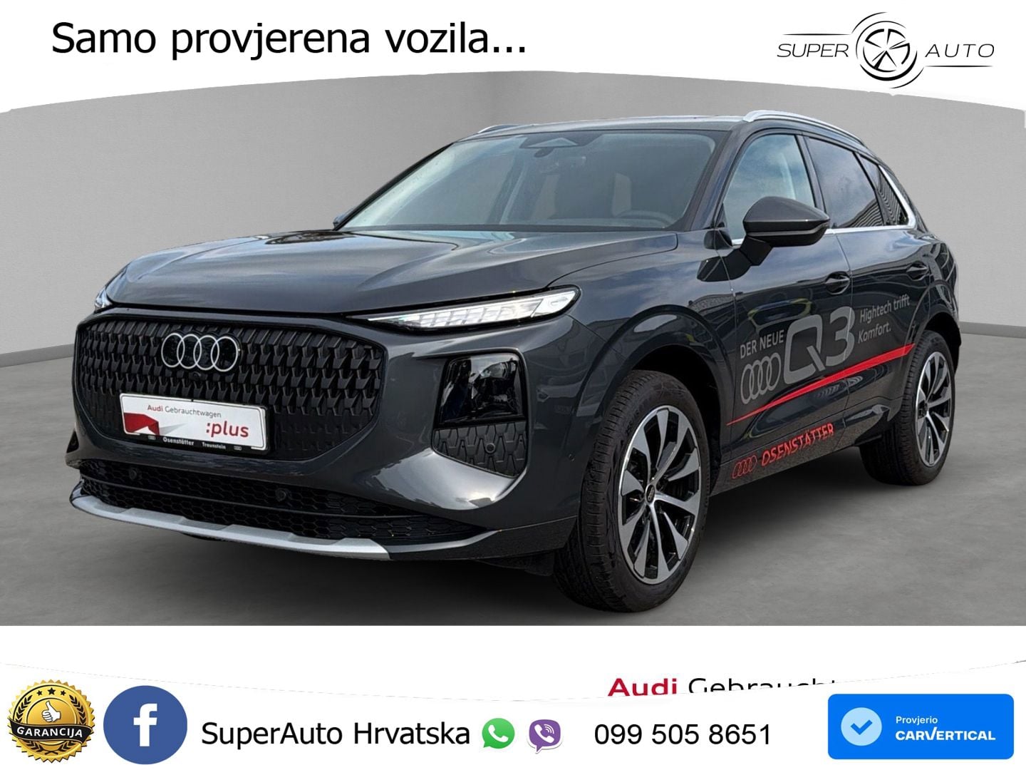 Audi Q3 1.5 TFSI (150 KS) S tronic advanced LED+GR SJED+ACC
