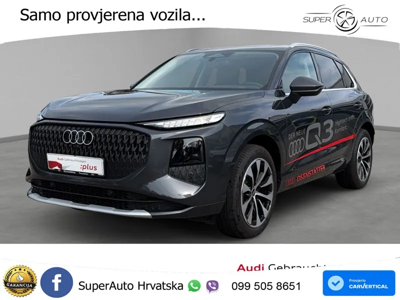 Audi Q3 1.5 TFSI (150 KS) S tronic advanced LED+GR SJED+ACC