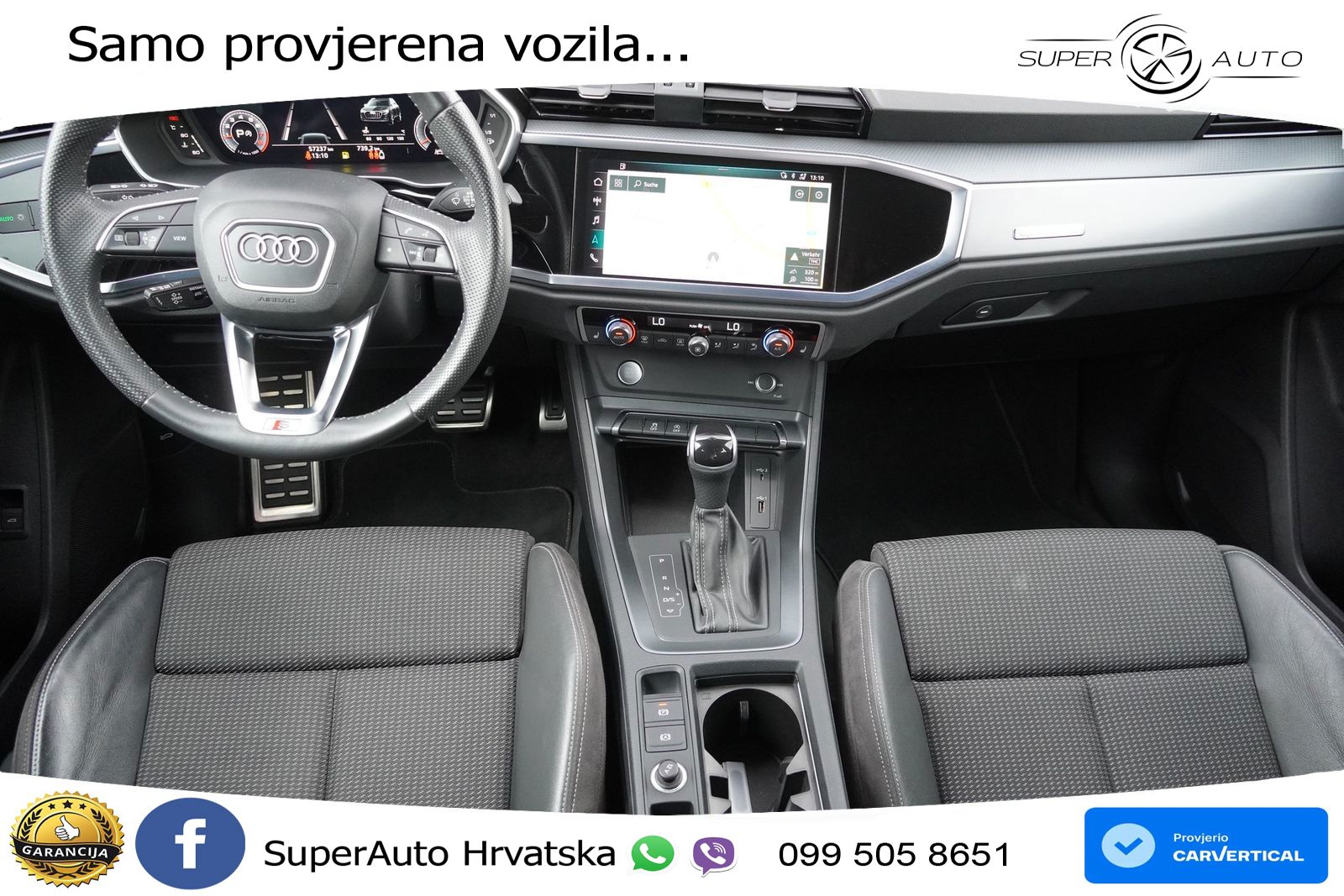 Audi Q3 40 TFSI (190 KS) quattro S tronic S line LED+GR SJED+ACC