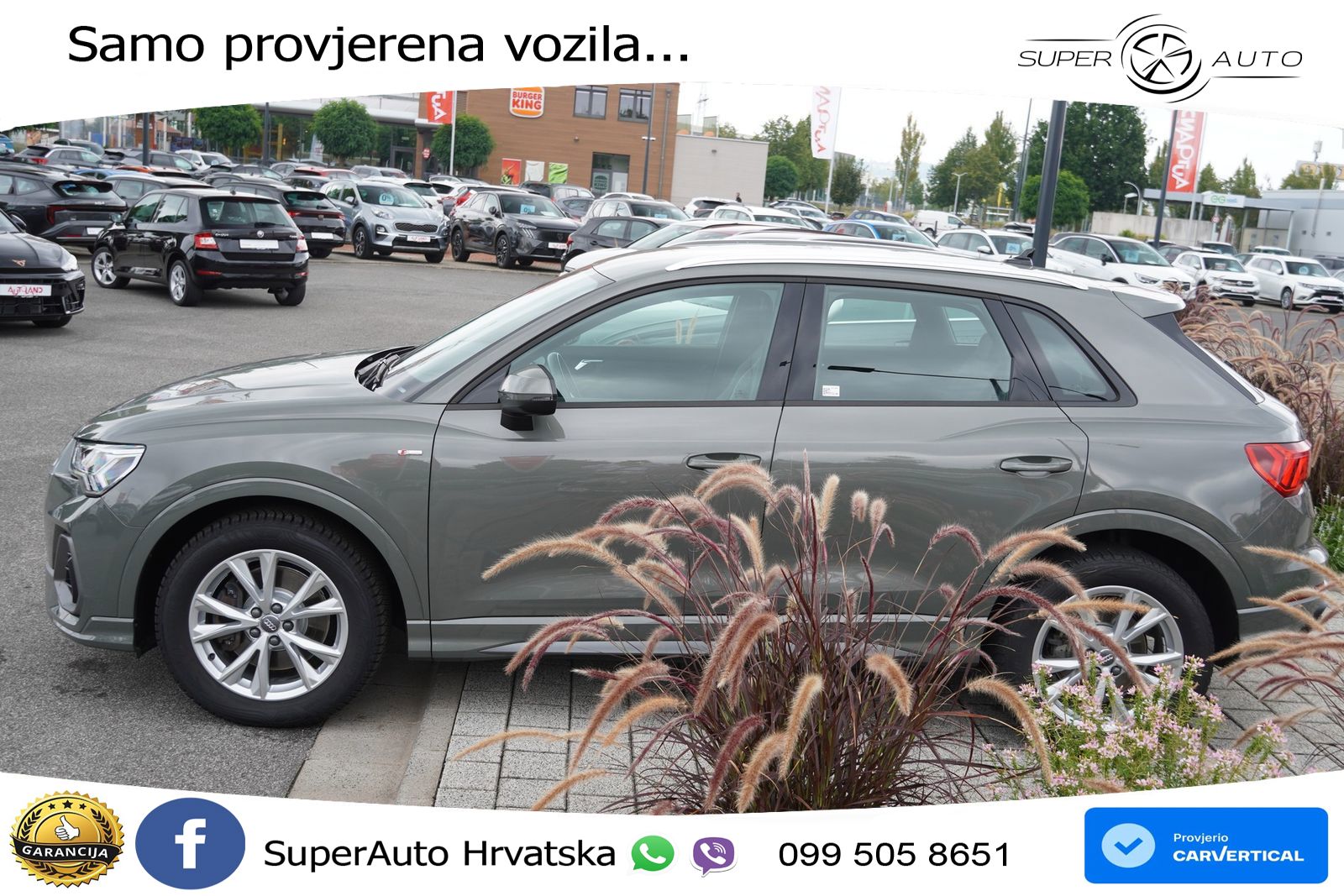 Audi Q3 40 TFSI (190 KS) quattro S tronic S line LED+GR SJED+ACC