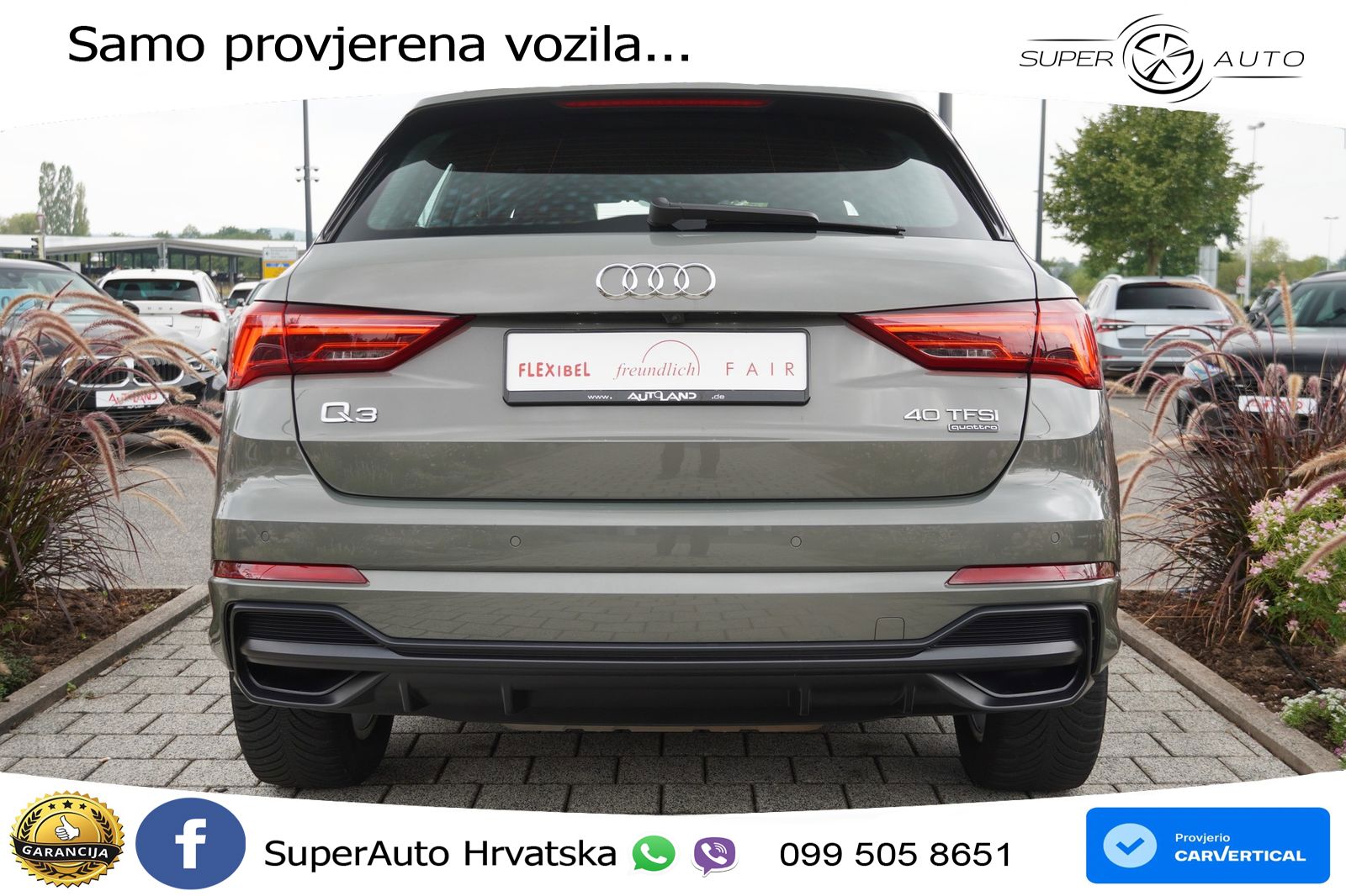 Audi Q3 40 TFSI (190 KS) quattro S tronic S line LED+GR SJED+ACC
