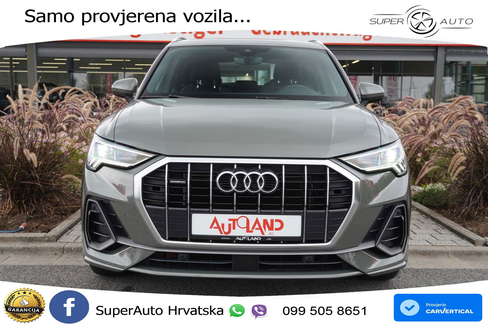 Audi Q3 40 TFSI (190 KS) quattro S tronic S line LED+GR SJED+ACC