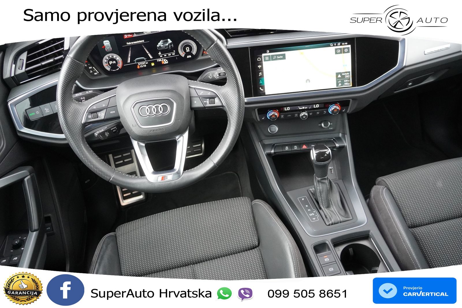 Audi Q3 40 TFSI (190 KS) quattro S tronic S line LED+GR SJED+ACC