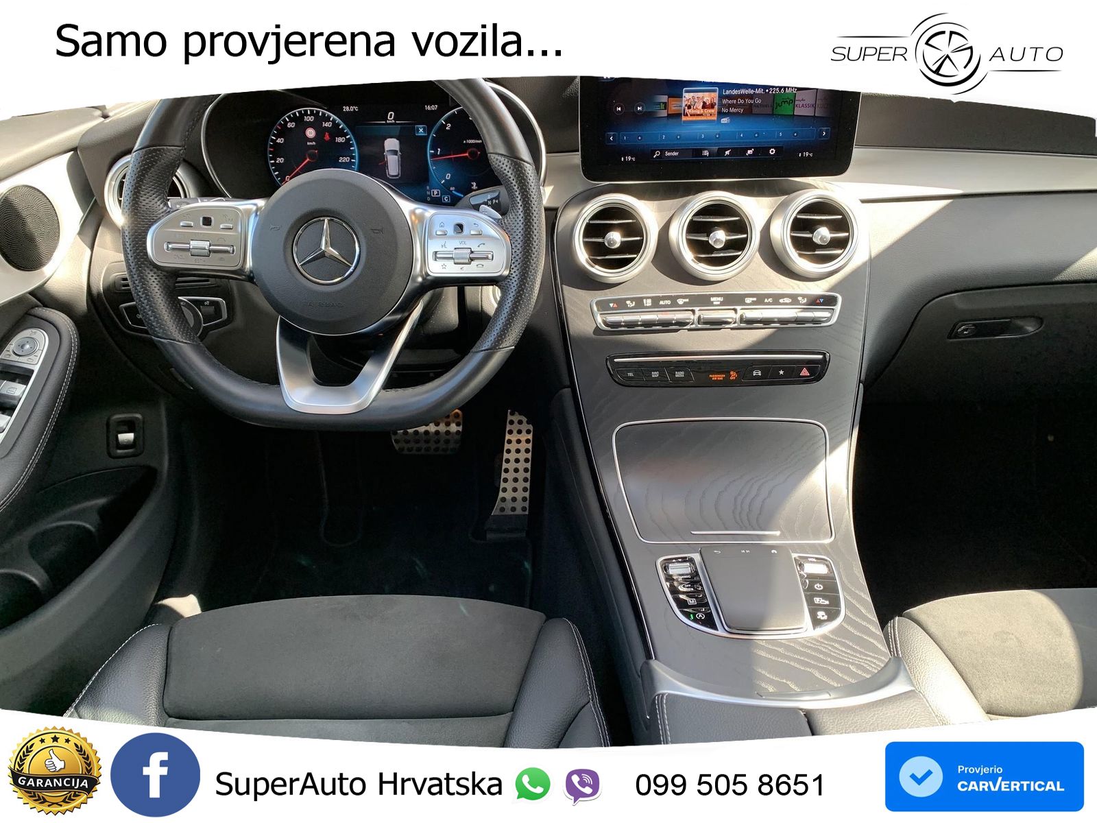 Mercedes GLC 220d (194 KS) 4MATIC G-TRONIC AMG LED+GR SJED+ACC