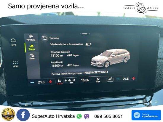 Škoda Octavia Combi 2.0 TDI (150 KS) DSG LED+GR SJED+ACC