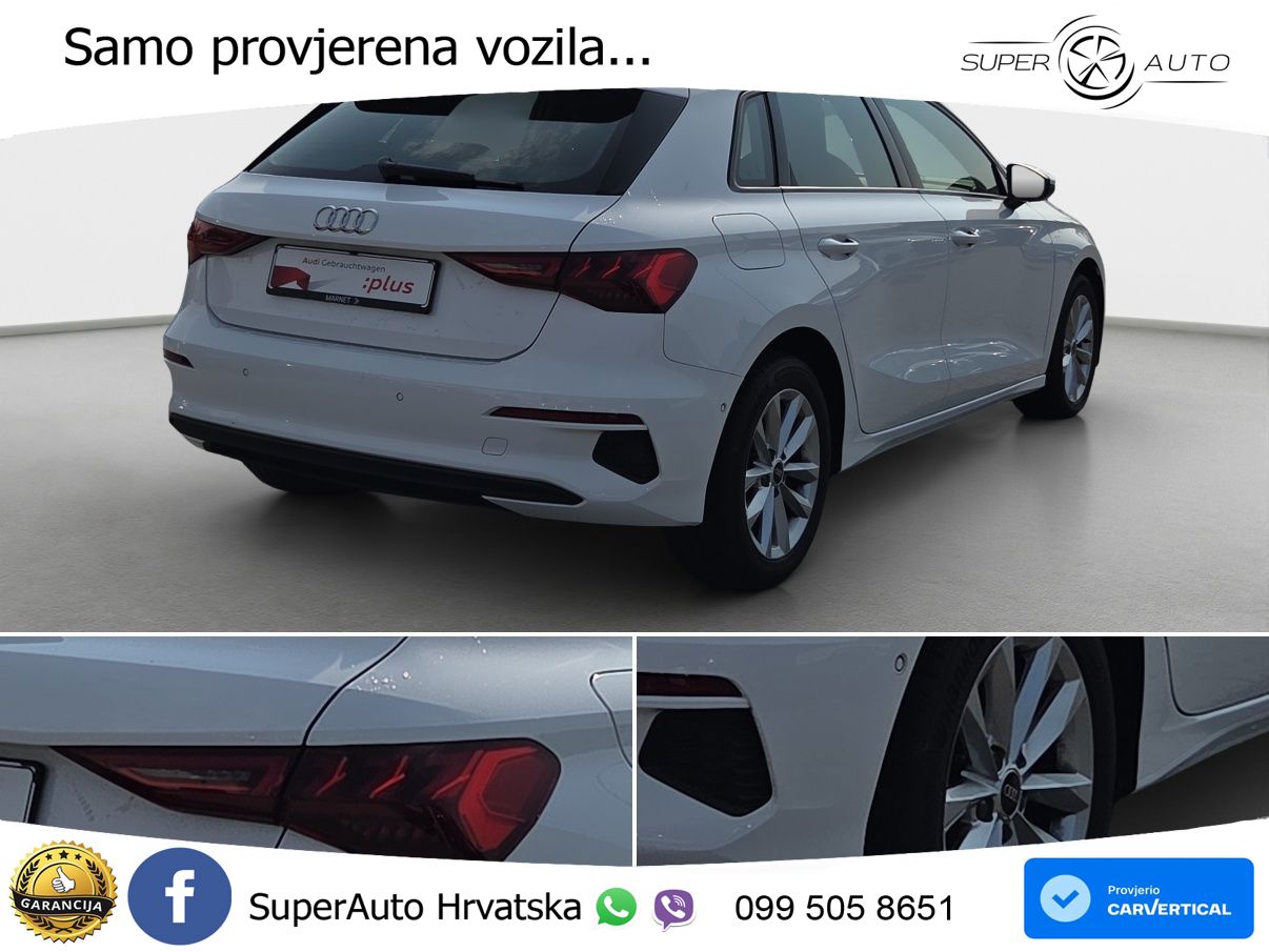 Audi A3 35 TDI (150 KS) LED+GR SJED+ACC