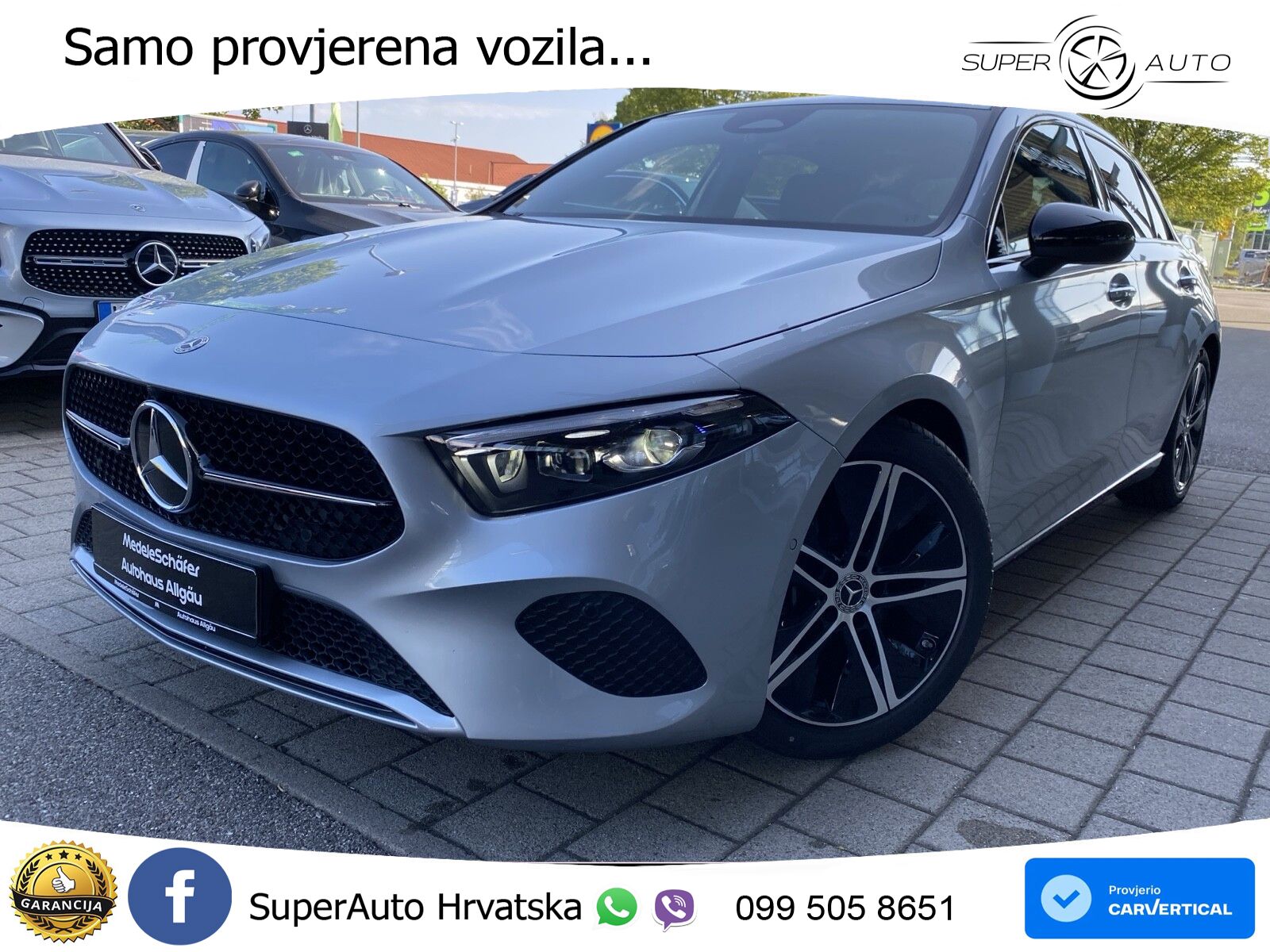 Mercedes-Benz A 200 7G-DCT LED+GR SJED+ACC