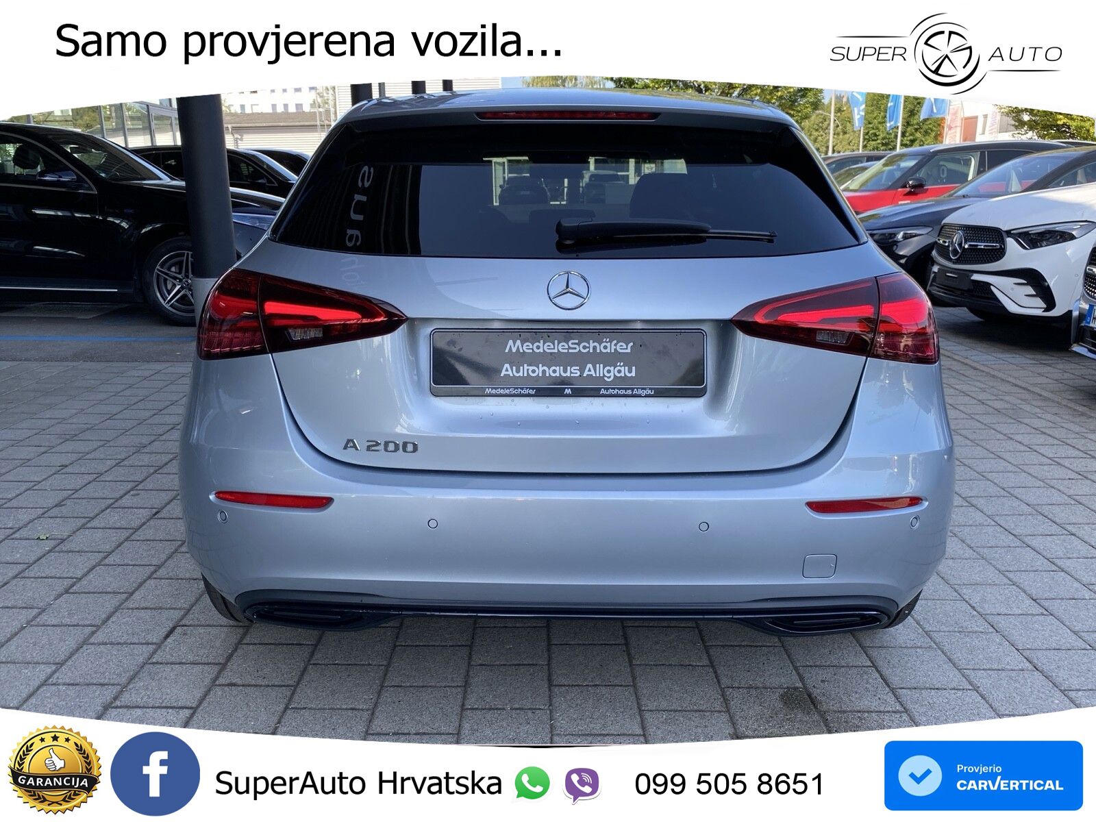 Mercedes-Benz A 200 7G-DCT LED+GR SJED+ACC