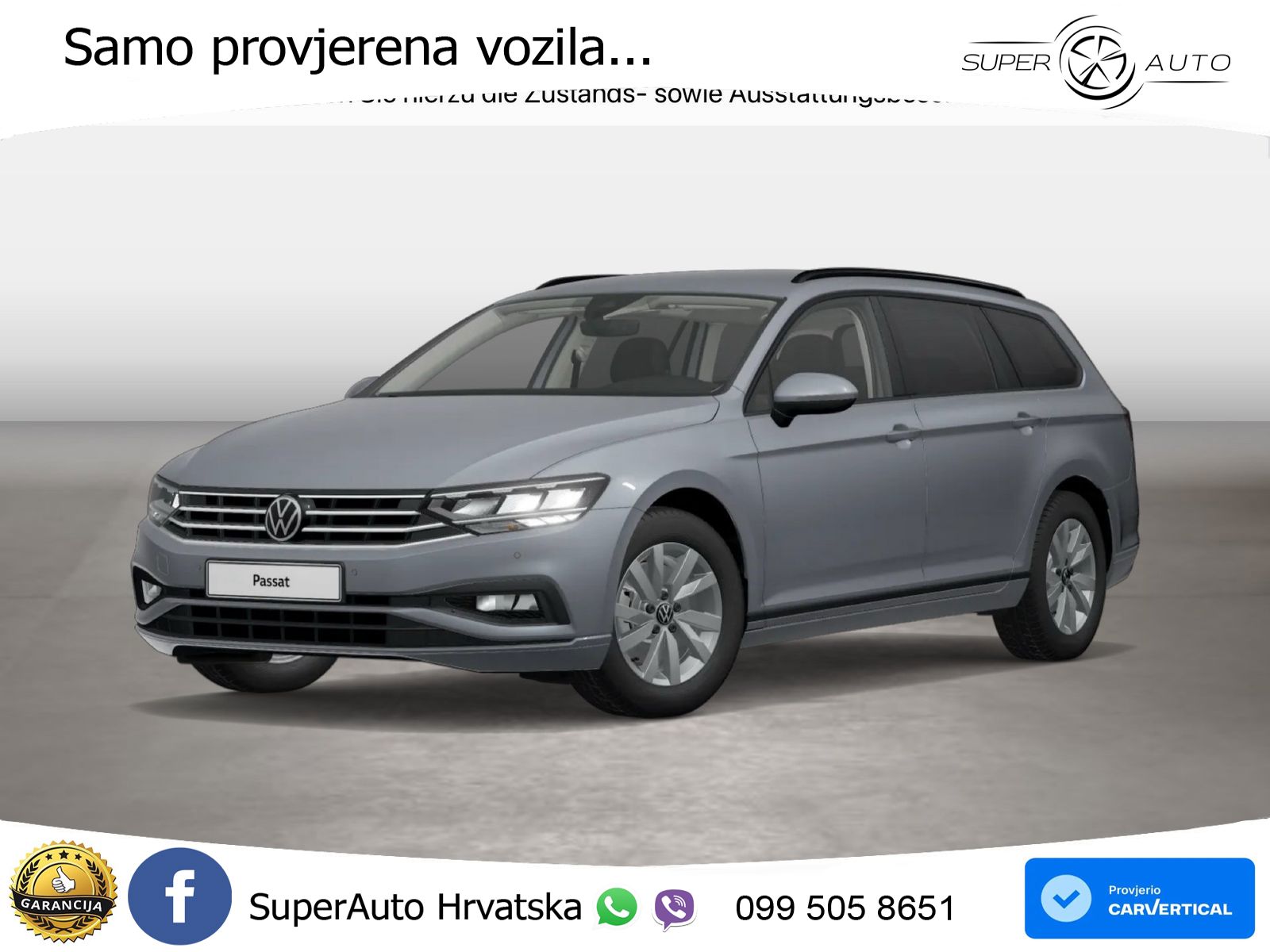 Volkswagen Passat Variant 2.0 TDI (150 KS) DSG LED+GR SJED+ACC