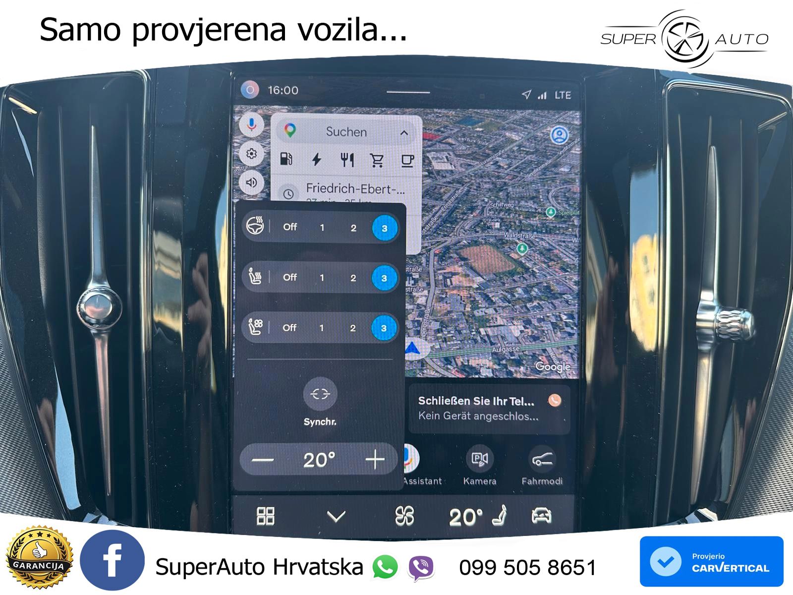 Volvo XC60 T8 AWD Geartronic ZRAČNI+ACC+GR SJED+KAM+PANO