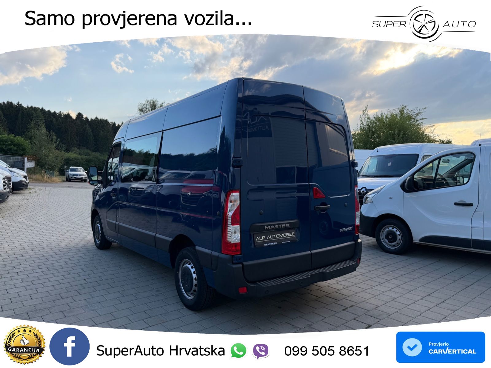 Renault Master Kasten DOKA-MIXTO*6-SITZE*STANDHZ*KAMERA* 179 KS