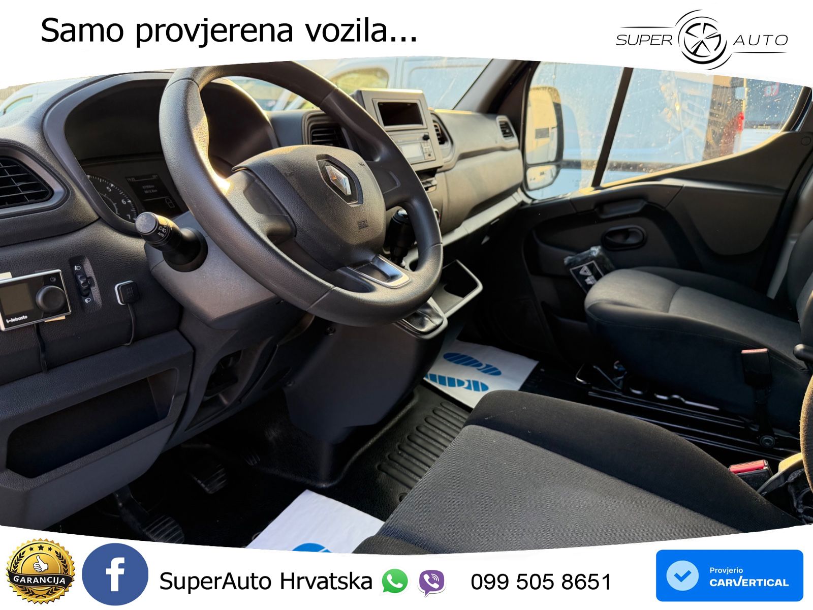 Renault Master Kasten DOKA-MIXTO*6-SITZE*STANDHZ*KAMERA* 179 KS