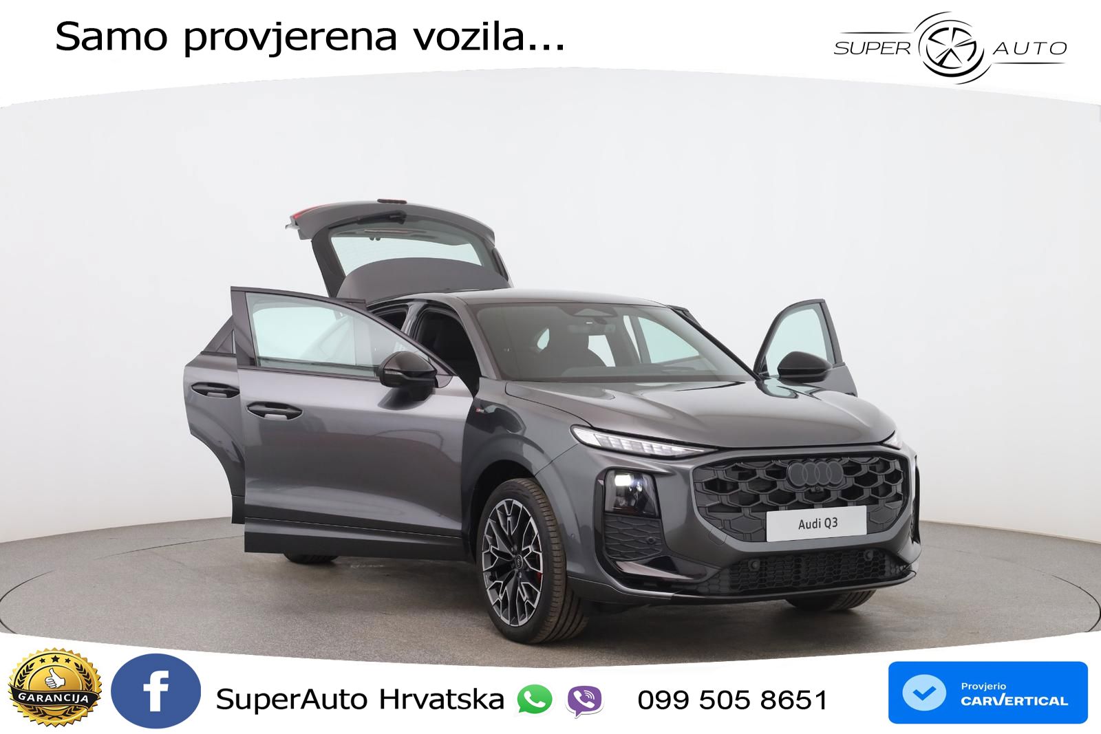 Audi Q3 III Sportback 2.0 TFSI (204 KS) quattro S tronic MATRIX+GR SJED+KAM