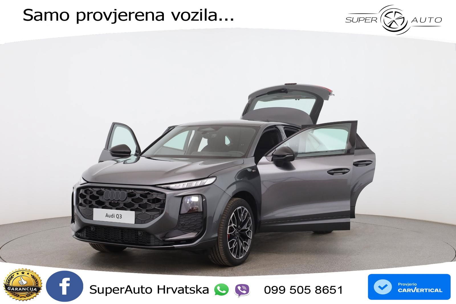 Audi Q3 III Sportback 2.0 TFSI (204 KS) quattro S tronic MATRIX+GR SJED+KAM