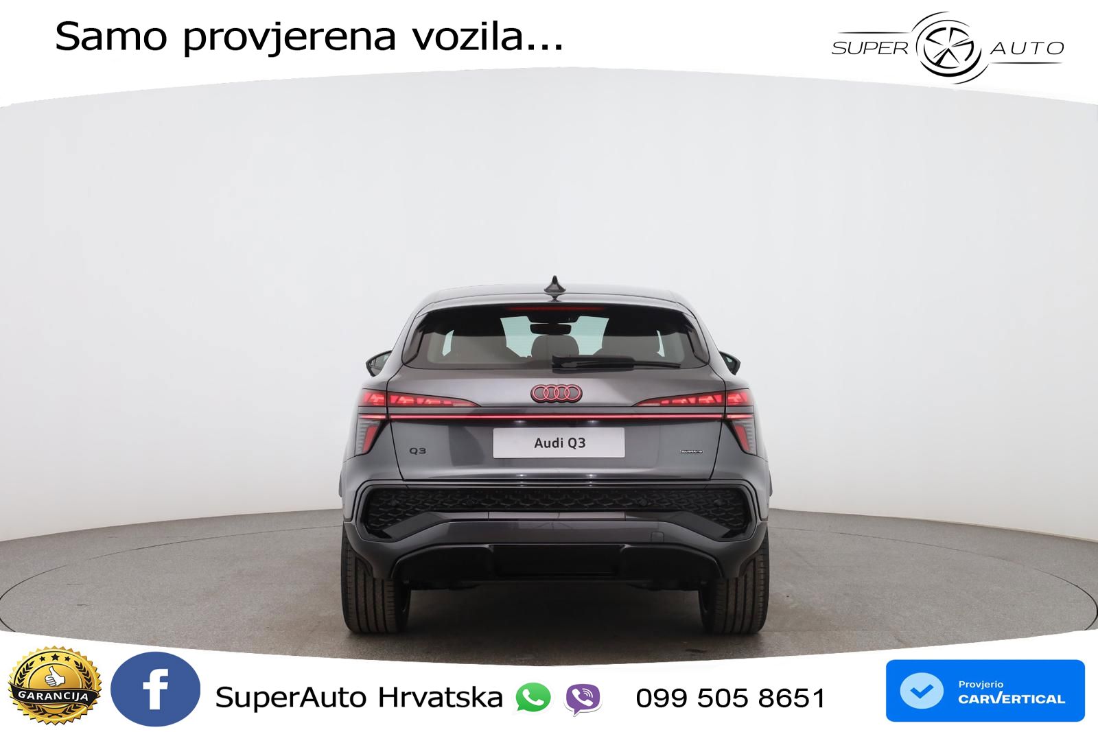 Audi Q3 III Sportback 2.0 TFSI (204 KS) quattro S tronic MATRIX+GR SJED+KAM