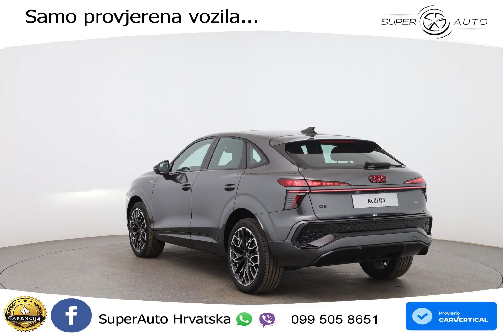 Audi Q3 III Sportback 2.0 TFSI (204 KS) quattro S tronic MATRIX+GR SJED+KAM