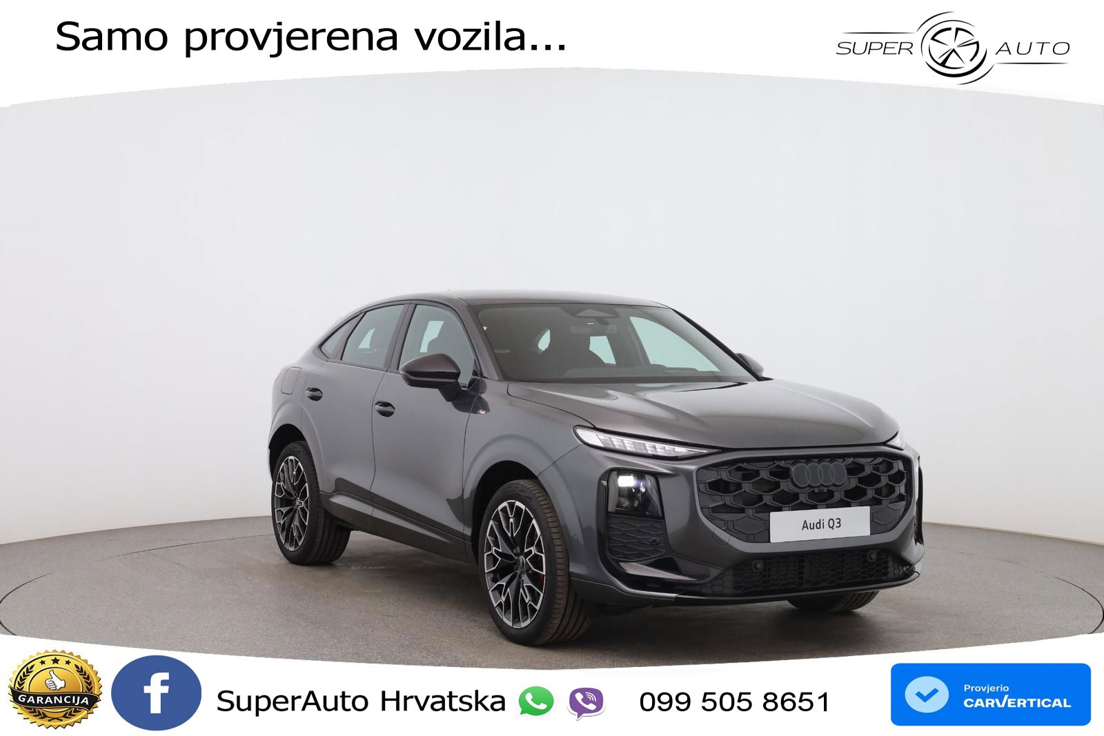 Audi Q3 III Sportback 2.0 TFSI (204 KS) quattro S tronic MATRIX+GR SJED+KAM