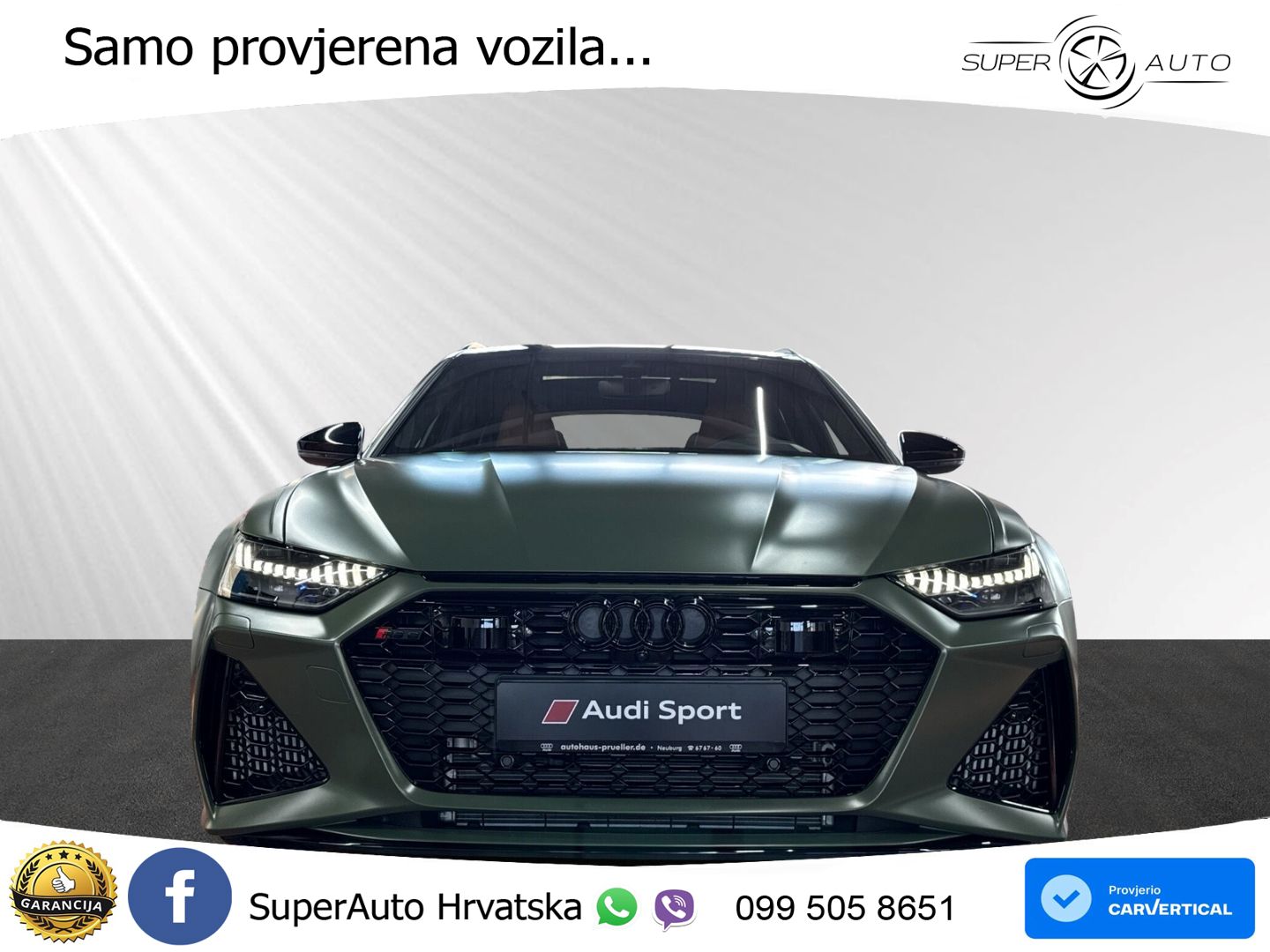 Audi RS6 Avant 4.0 TFSI V8 (600 KS) quattro Tiptronic MATRIX+GR SJED+KAM