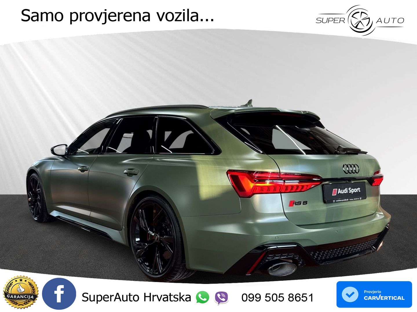 Audi RS6 Avant 4.0 TFSI V8 (600 KS) quattro Tiptronic MATRIX+GR SJED+KAM