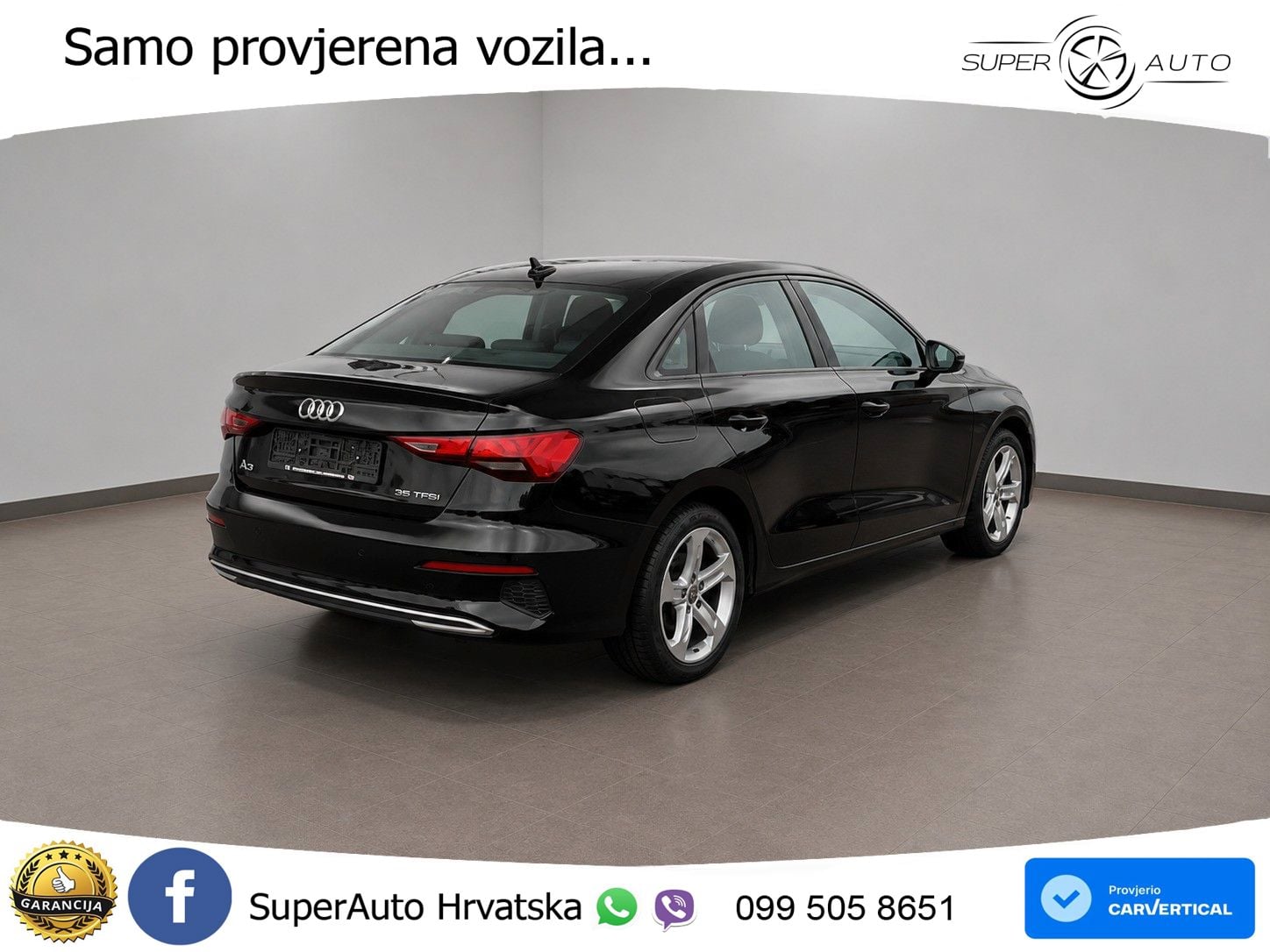 Audi A3 Limuzina 35 TFSI (150 KS) S tronic advanced LED+GR SJED+ACC
