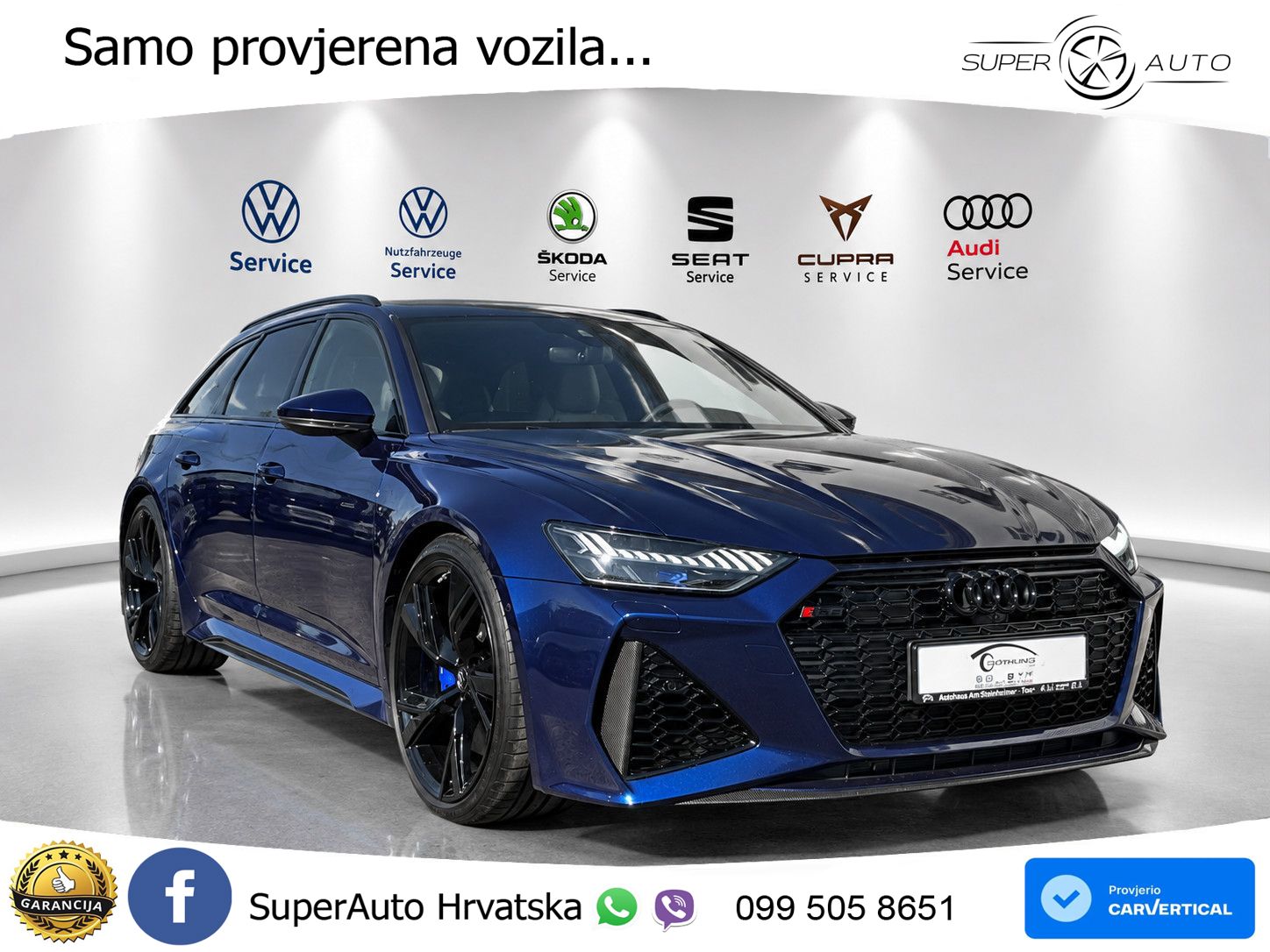 Audi RS6 Avant 4.0 TFSI V8 (600 KS) quattro Tiptronic MATRIX+GR SJED+KAM