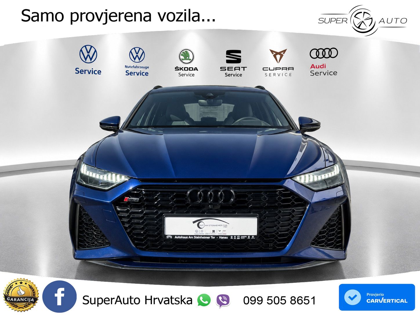 Audi RS6 Avant 4.0 TFSI V8 (600 KS) quattro Tiptronic MATRIX+GR SJED+KAM