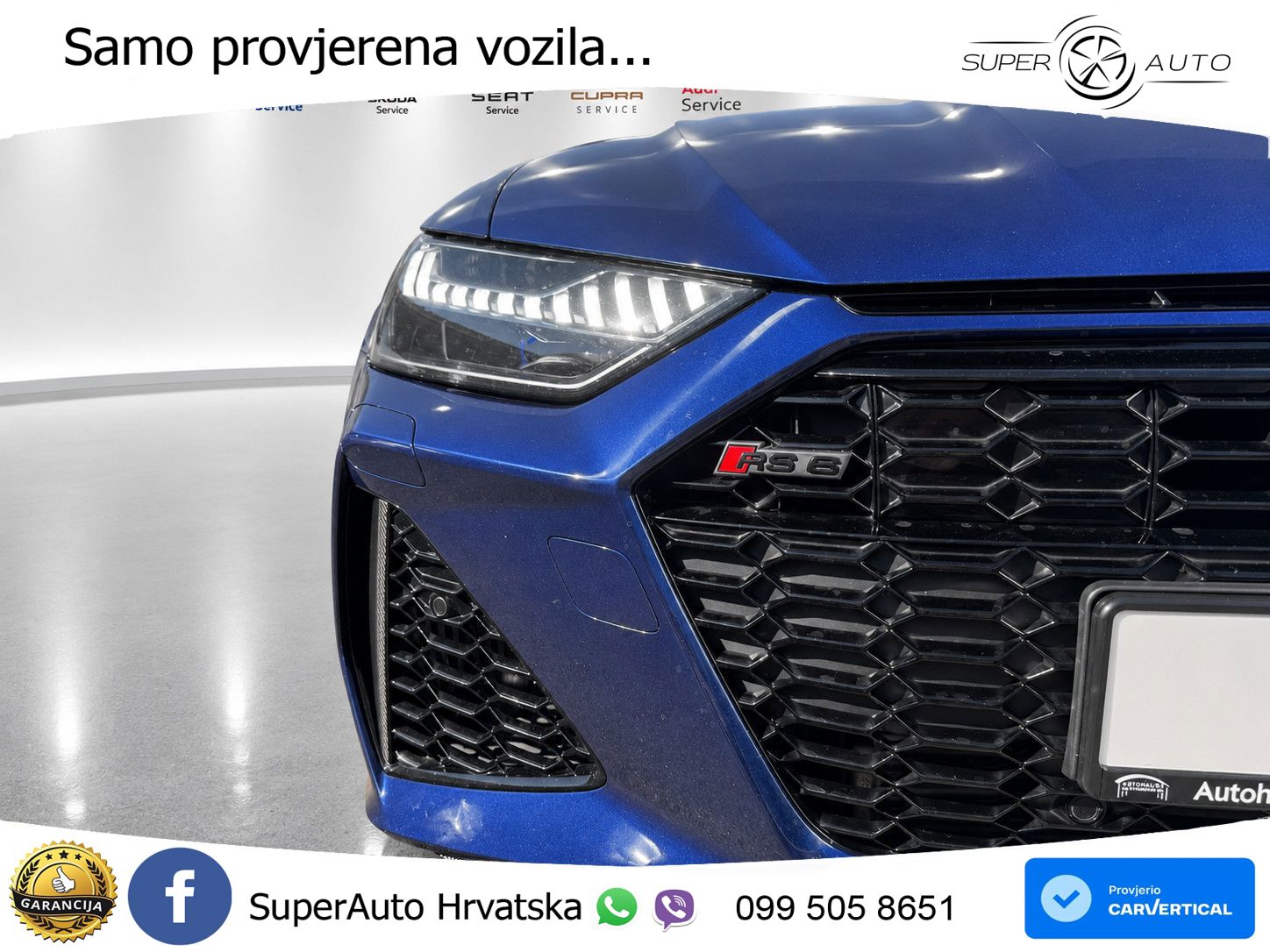 Audi RS6 Avant 4.0 TFSI V8 (600 KS) quattro Tiptronic MATRIX+GR SJED+KAM