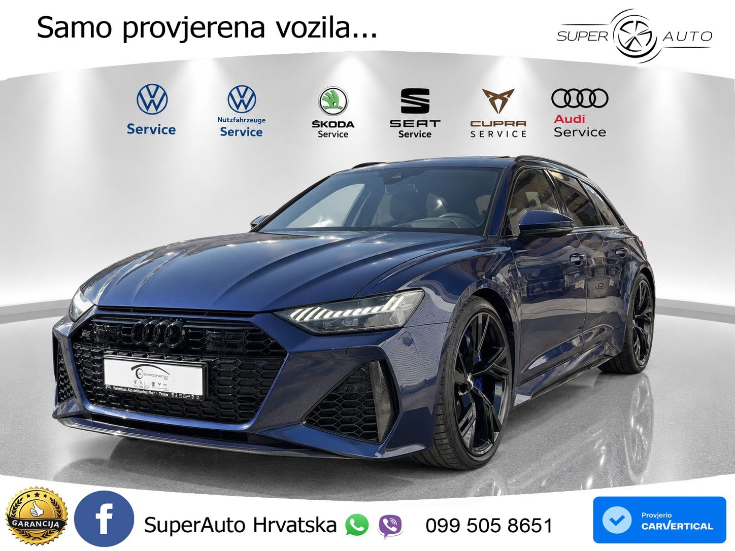 Audi RS6 Avant 4.0 TFSI V8 (600 KS) quattro Tiptronic MATRIX+GR SJED+KAM