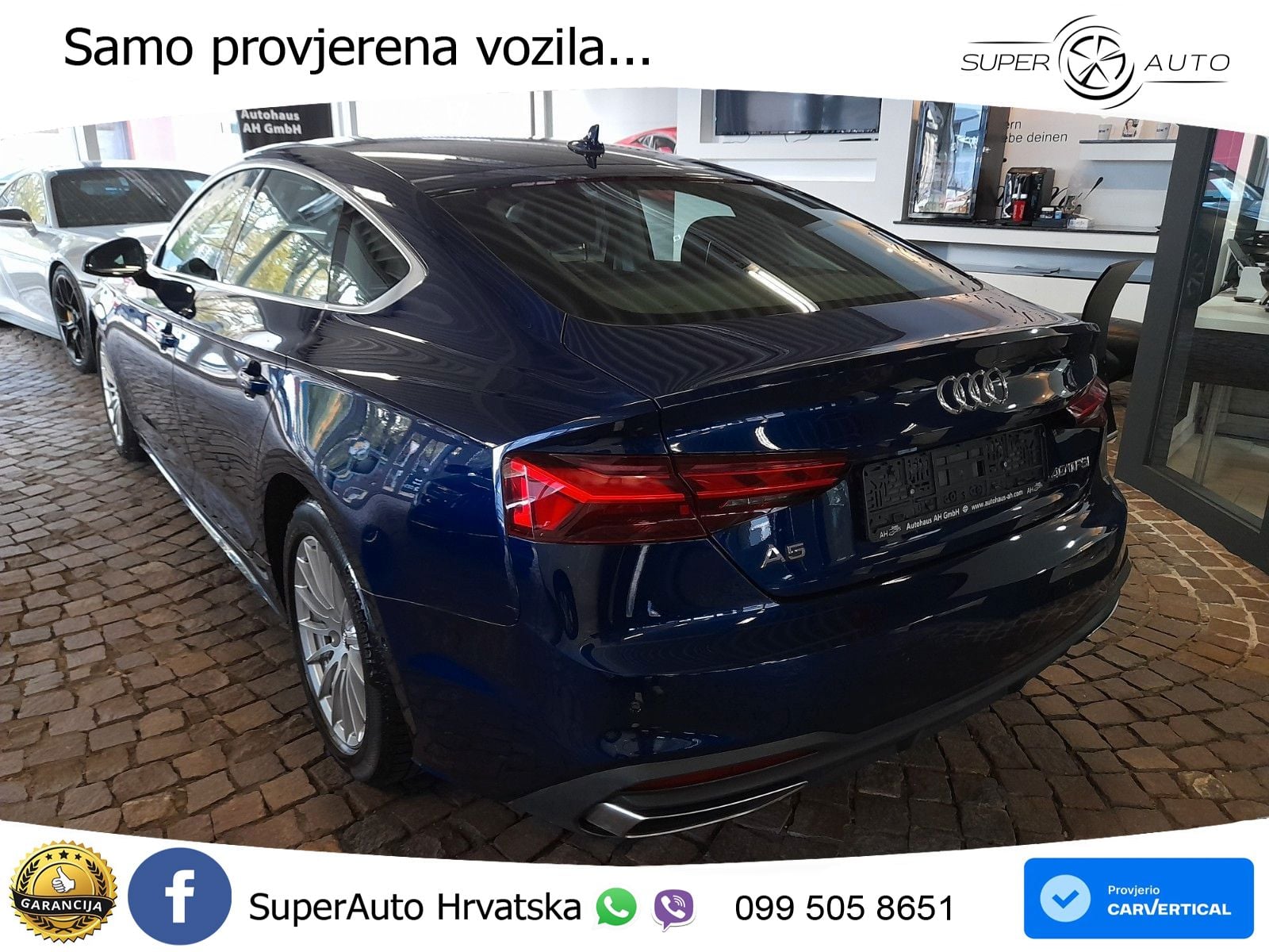 Audi A5 Sportback 40 TFSI (190 KS) S tronic LED+GR SJED+ACC