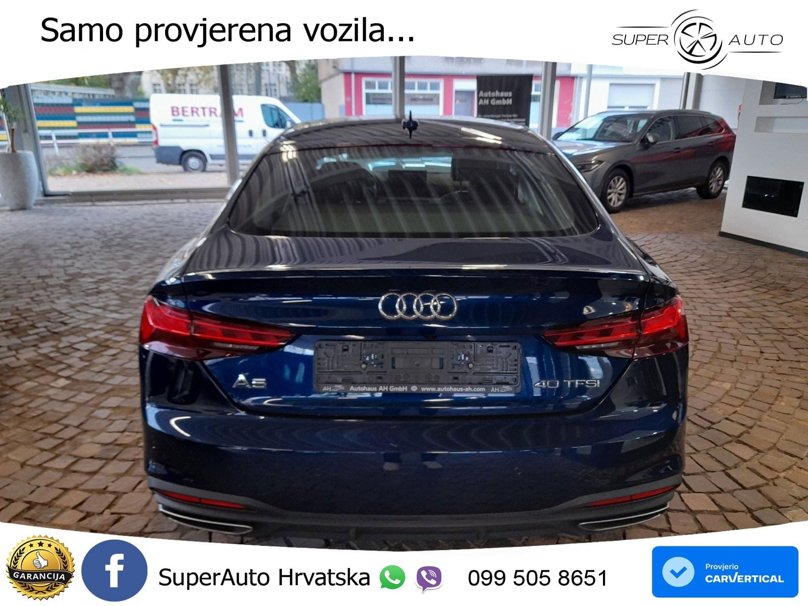Audi A5 Sportback 40 TFSI (190 KS) S tronic LED+GR SJED+ACC