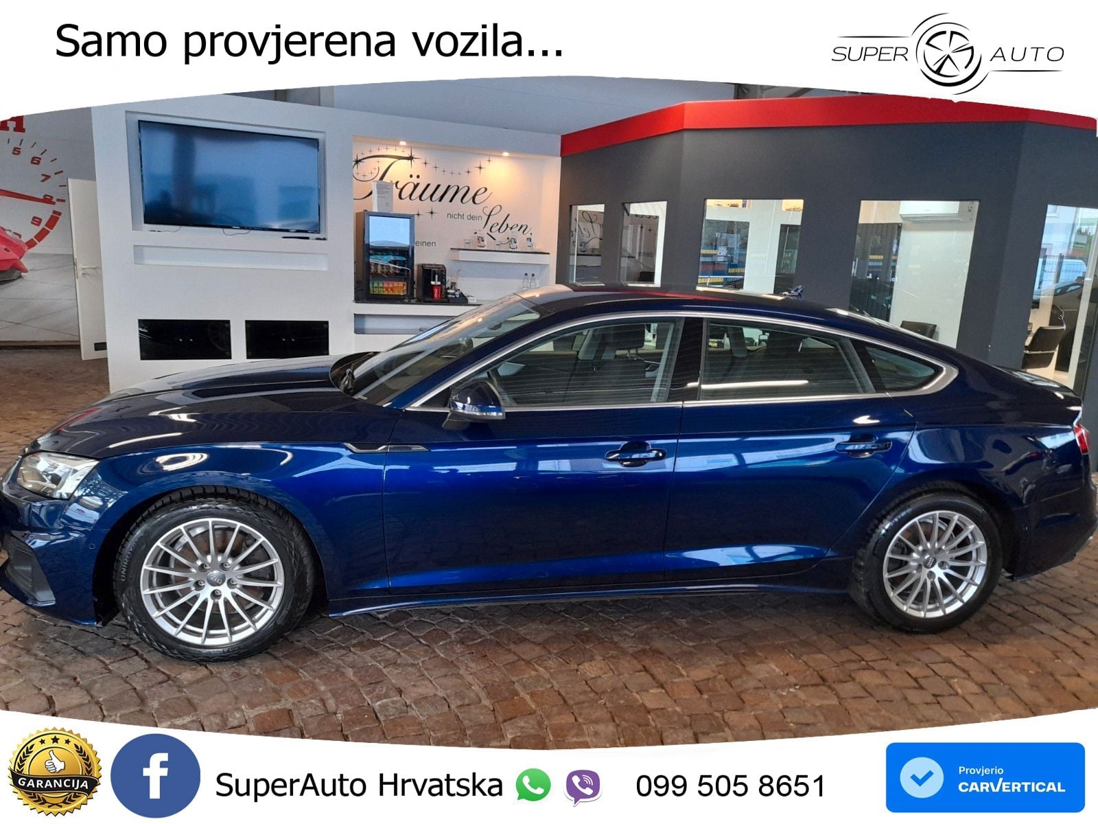 Audi A5 Sportback 40 TFSI (190 KS) S tronic LED+GR SJED+ACC