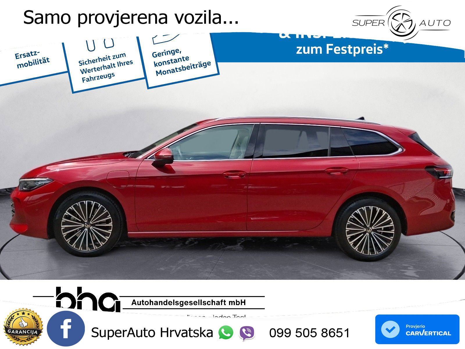 Volkswagen Passat Variant 1.5 TSI (204 KS) eHybrid DSG Elegance MATRIX+GR SJED+KAM