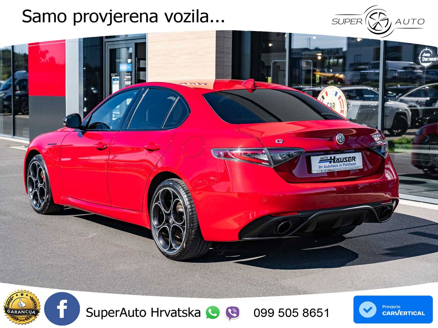 Alfa Romeo Giulia 2.0 Turbo (280 KS) AWD Automatic