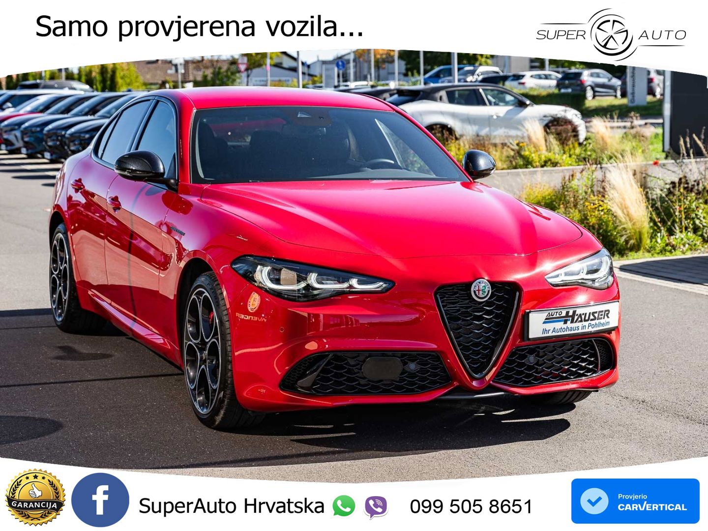 Alfa Romeo Giulia 2.0 Turbo (280 KS) AWD Automatic