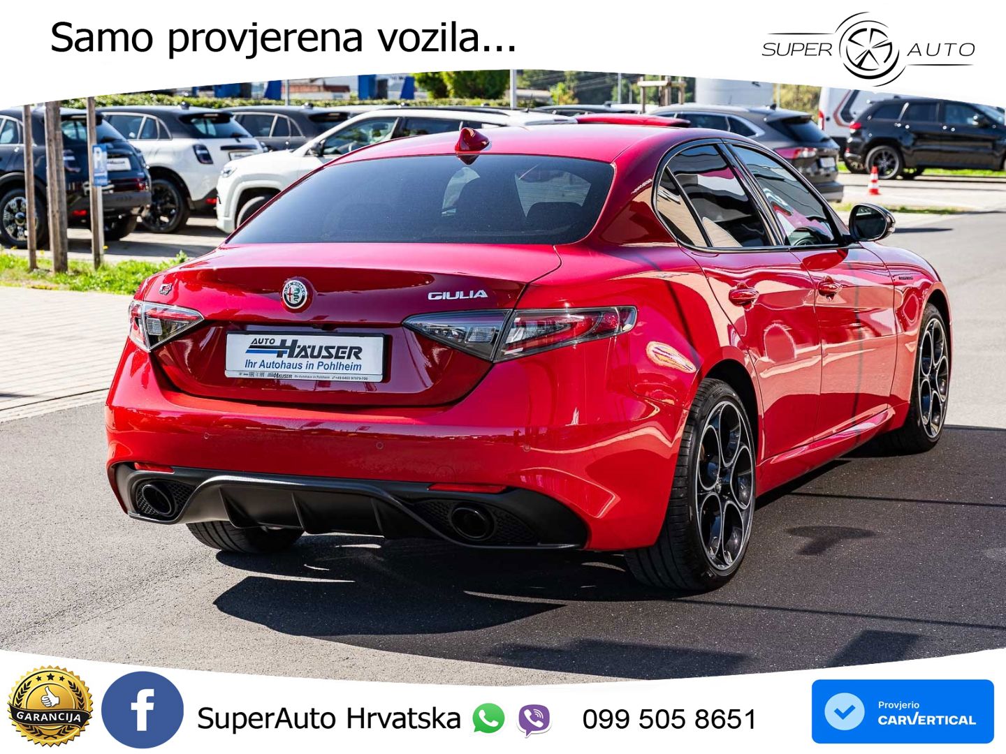 Alfa Romeo Giulia 2.0 Turbo (280 KS) AWD Automatic