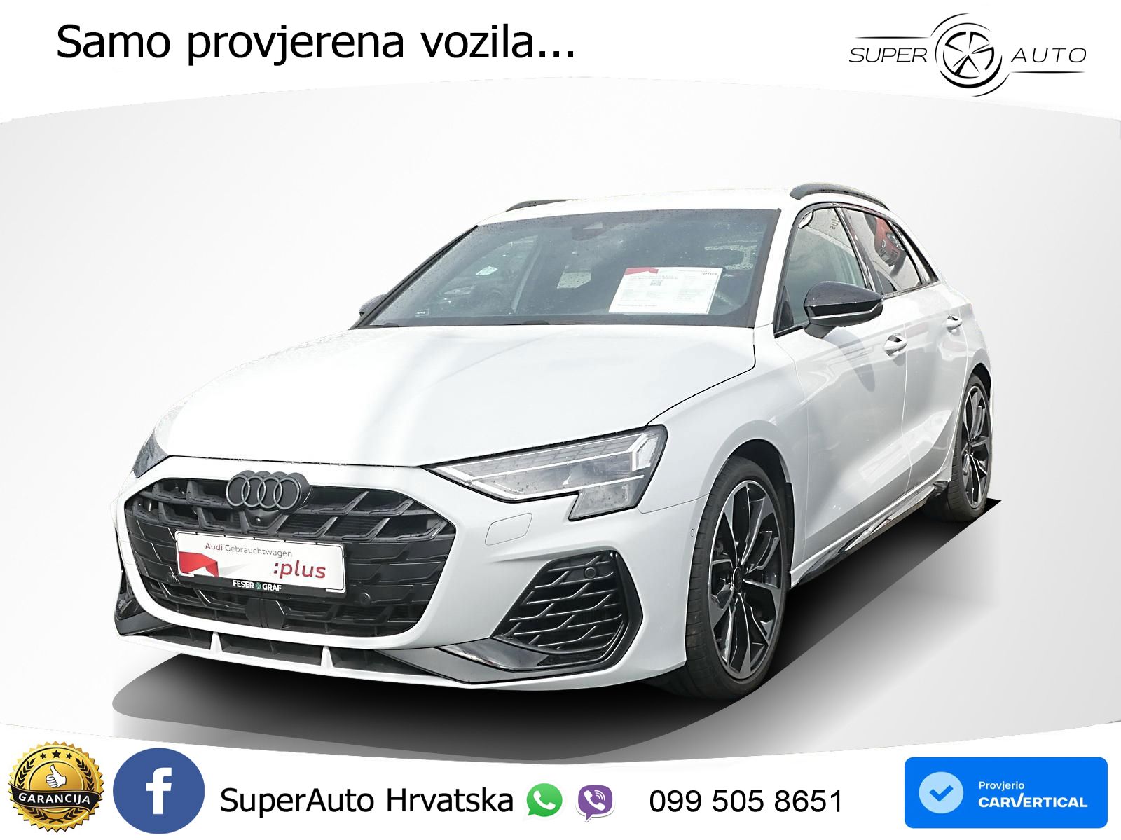 Audi S3 2.0 TFSI (333 KS) quattro S tronic LED+GR SJED+ACC