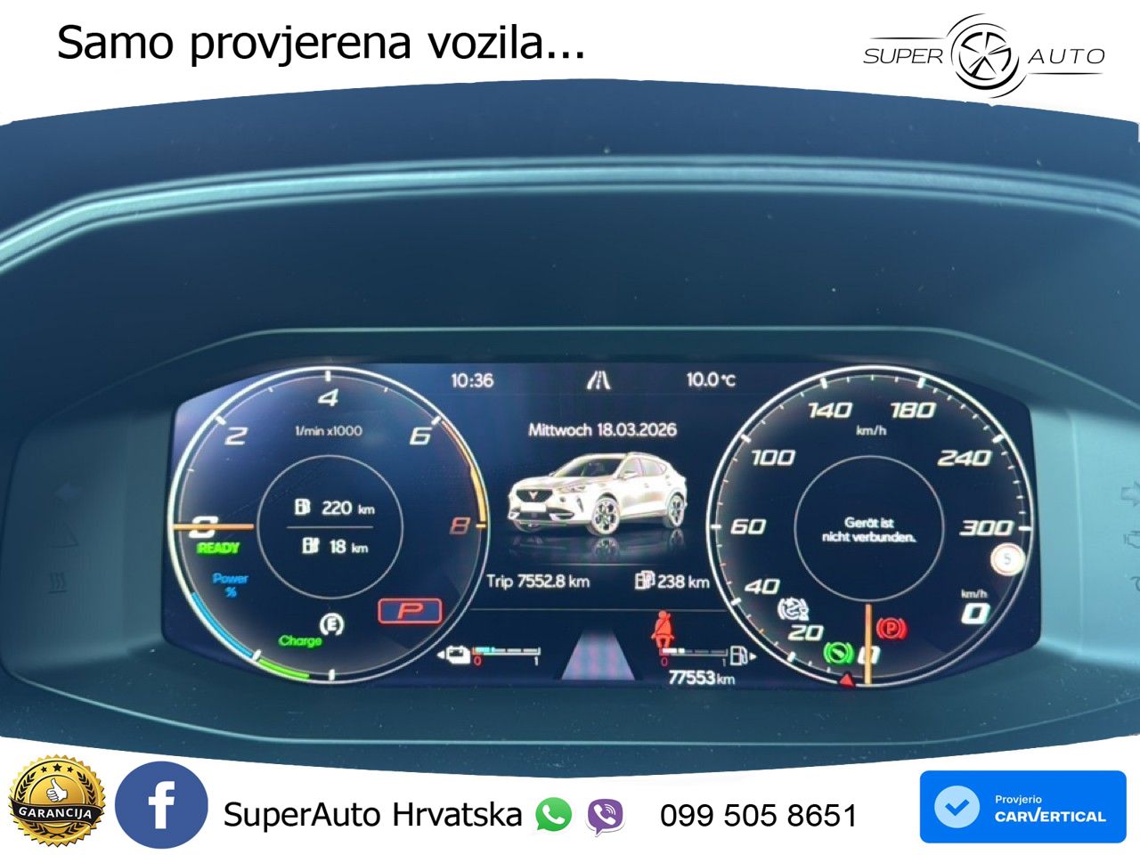 Cupra Formentor 1.4 TSI (245 KS) e-Hybrid DSG VZ LED+GR SJED+ACC