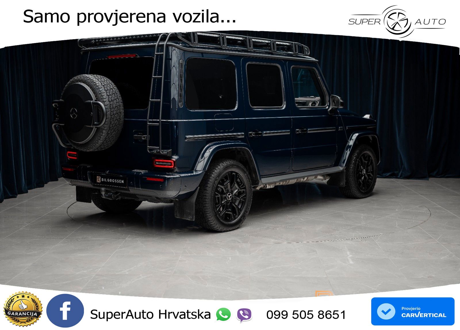 Mercedes G 450d Long (367 KS) 4MATIC 9G-TRONIC ACC+GR SJED+360+PANO