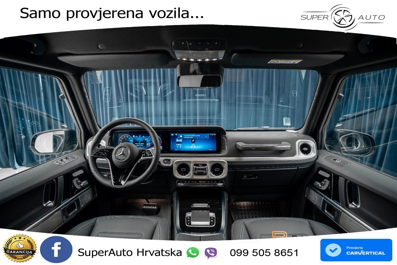 Mercedes G 450d Long (367 KS) 4MATIC 9G-TRONIC ACC+GR SJED+360+PANO
