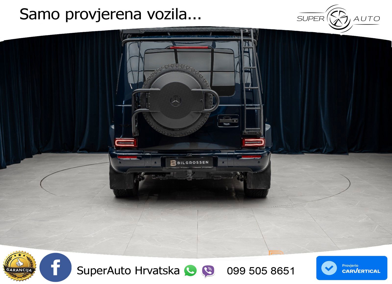 Mercedes G 450d Long (367 KS) 4MATIC 9G-TRONIC ACC+GR SJED+360+PANO