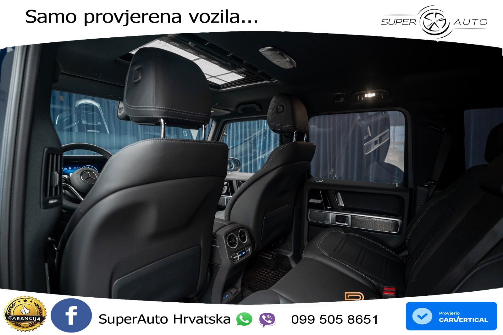 Mercedes G 450d Long (367 KS) 4MATIC 9G-TRONIC ACC+GR SJED+360+PANO