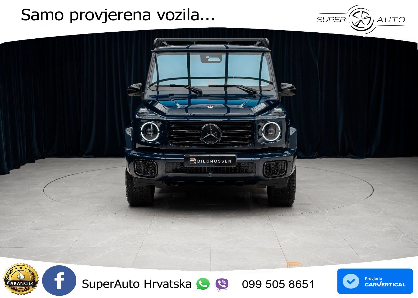 Mercedes G 450d Long (367 KS) 4MATIC 9G-TRONIC ACC+GR SJED+360+PANO