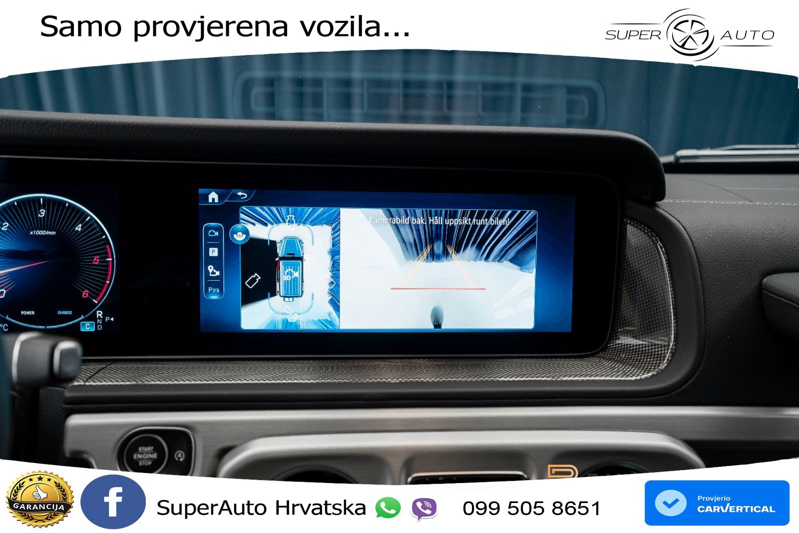 Mercedes G 450d Long (367 KS) 4MATIC 9G-TRONIC ACC+GR SJED+360+PANO
