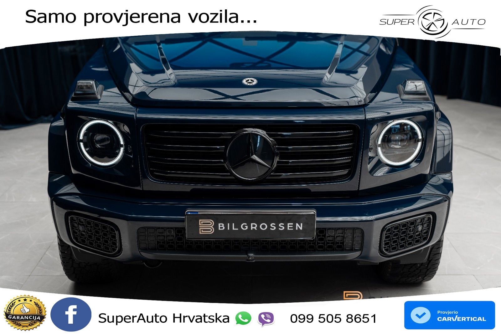 Mercedes G 450d Long (367 KS) 4MATIC 9G-TRONIC ACC+GR SJED+360+PANO